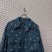 画像2: NEEDLES - Frayed "☆" Open Collar Shirt (2)