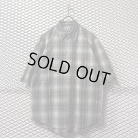 RUDE GALLERY - Cut-off Ombre Check Shirt