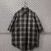 画像1: RUDE GALLERY - Cut-off Ombre Check Shirt (1)