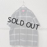 Supreme - Logo Embroidery Check Shirt