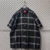 画像1: Supreme - Logo Embroidery Check Shirt (1)