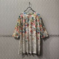 Used - Flower See-through Tops