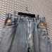 画像6: aka demilks - Leather Switching Embroidery Wide Denim Shorts