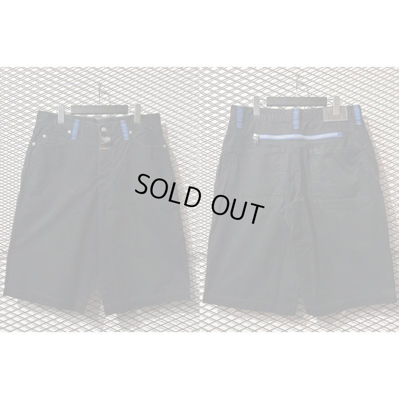 画像1: MARITHE + FRANCOIS GIRBAUD - 00's Zip Design Wide Shorts