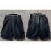 画像1: MASTER PIECE - "slab" Wide Denim Shorts (Indigo) (1)