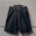 画像2: MASTER PIECE - "slab" Wide Denim Shorts (Indigo) (2)