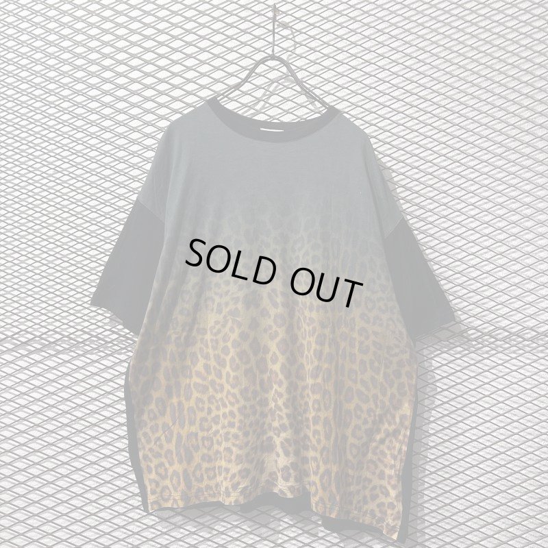 画像1: FACETASM - Leopard Gradation Over Tee