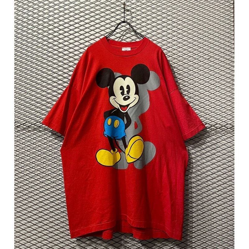 画像1: Used - 90's "Mickey Mouse" Tee (AOPAN)