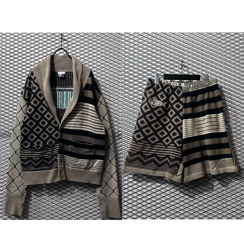 画像1: FACETASM - Native Pattern Knit Setup