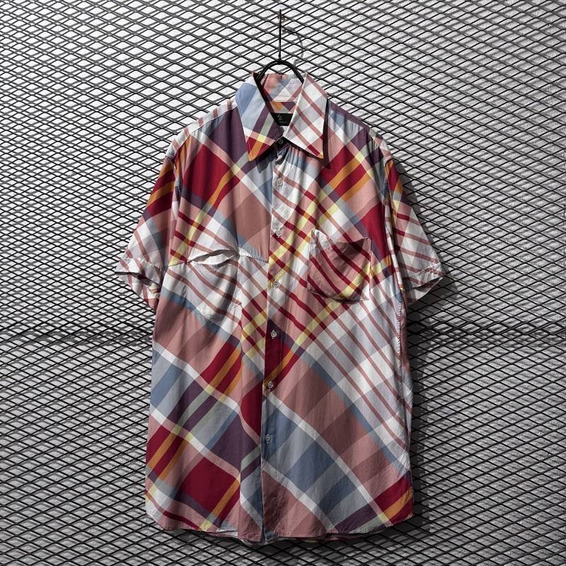 画像1: Y's - Multi Pattern Design Shirt