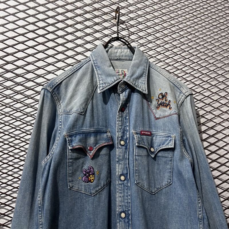 画像2: HYSTERIC GLAMOUR - Denim Western Shirt