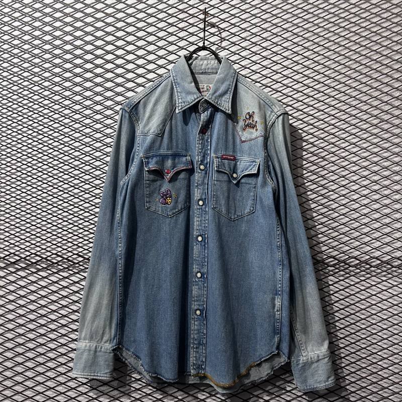 画像1: HYSTERIC GLAMOUR - Denim Western Shirt