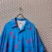 画像4: lroquos - Art Pattern Open Collar Shirt