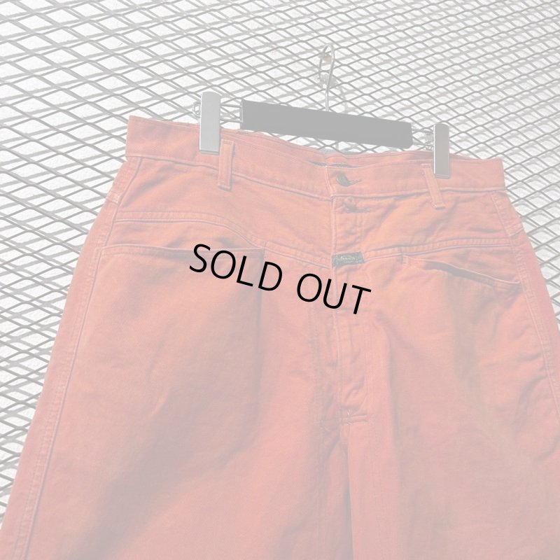 画像2: MARITHE + FRANCOIS GIRBAUD - Wide Denim Shorts (Orange)