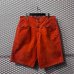 画像1: MARITHE + FRANCOIS GIRBAUD - Wide Denim Shorts (Orange) (1)