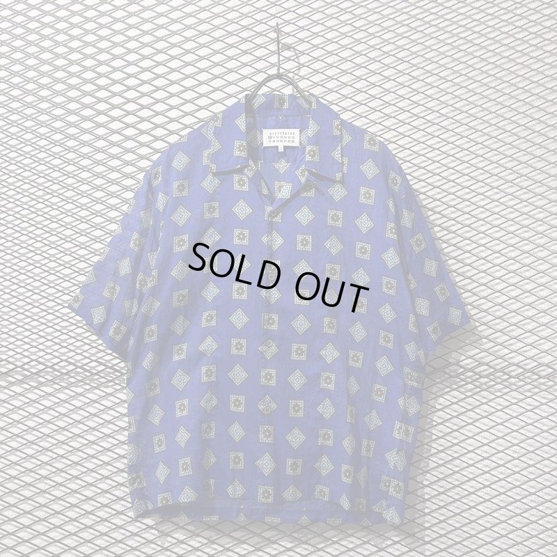 画像1: Maison Martin Margiela - Paisley Open Collar Shirt