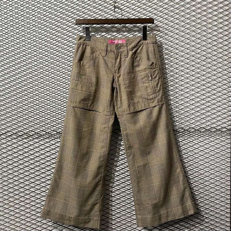 画像1: JUNYA WATANABE MAN PINK - Check Flare Pants