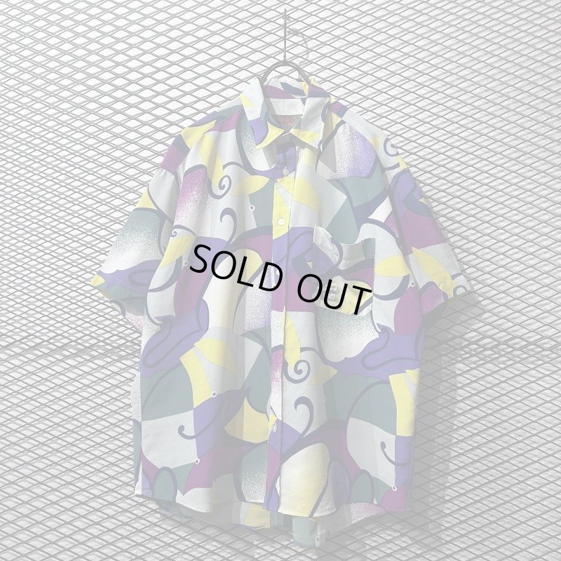 画像1: KENZO - 90's Art Pattern Shirt