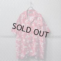 DOUBLE RAINBOUU - "Skull & Sunflower" Aloha shirt