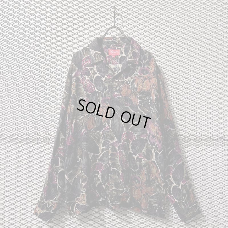 画像1: Supreme - Painted Floral Open Collar Rayon Shirt