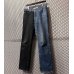 画像3: JOHN LAWRENCE SULLIVAN - Two-tone Switching Denim Pants