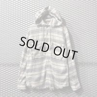 goa - Frayed Check Hoodie Shirt