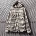 画像3: goa - Frayed Check Hoodie Shirt