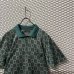 画像4: CELINE - Patterned Polo Shirt (Green)