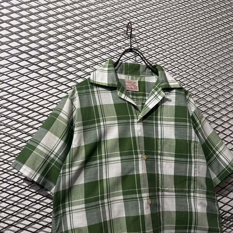 画像2: TOWNCRAFT - 70’s Ombre Check Open Collar Shirt