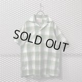 TOWNCRAFT - 70’s Ombre Check Open Collar Shirt