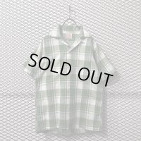 TOWNCRAFT - 70’s Ombre Check Open Collar Shirt