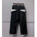 画像5: Sulvam - 1-Tuck Frayed Layered Slacks