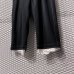 画像3: Sulvam - 1-Tuck Frayed Layered Slacks