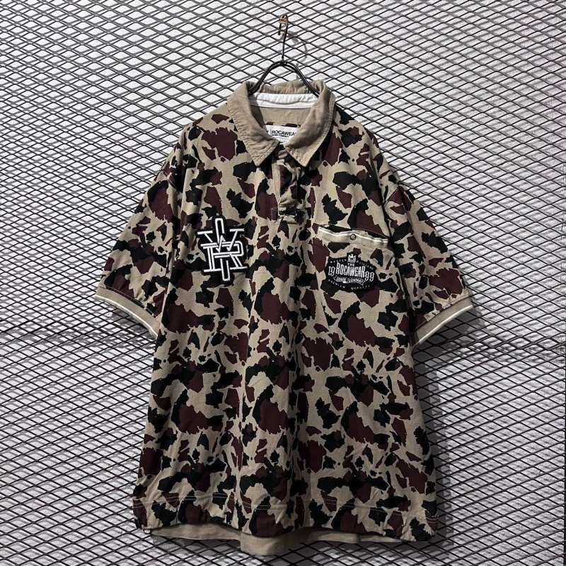 画像1: ROCAWEAR - Camouflage Over Polo Shirt (3XL)