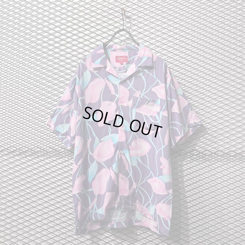 画像1: SUPREME - Lily Rayon Open Collar Shirt