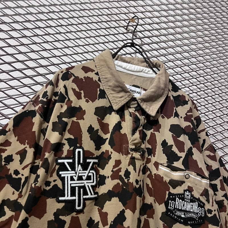 画像2: ROCAWEAR - Camouflage Over Polo Shirt (3XL)