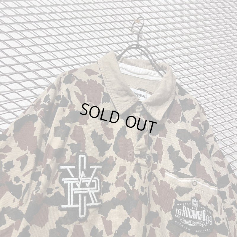 画像2: ROCAWEAR - Camouflage Over Polo Shirt (3XL)