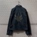 画像2: lucien pellat-finet - "Marijuana" Swarovski 2nd Denim Jacket (2)