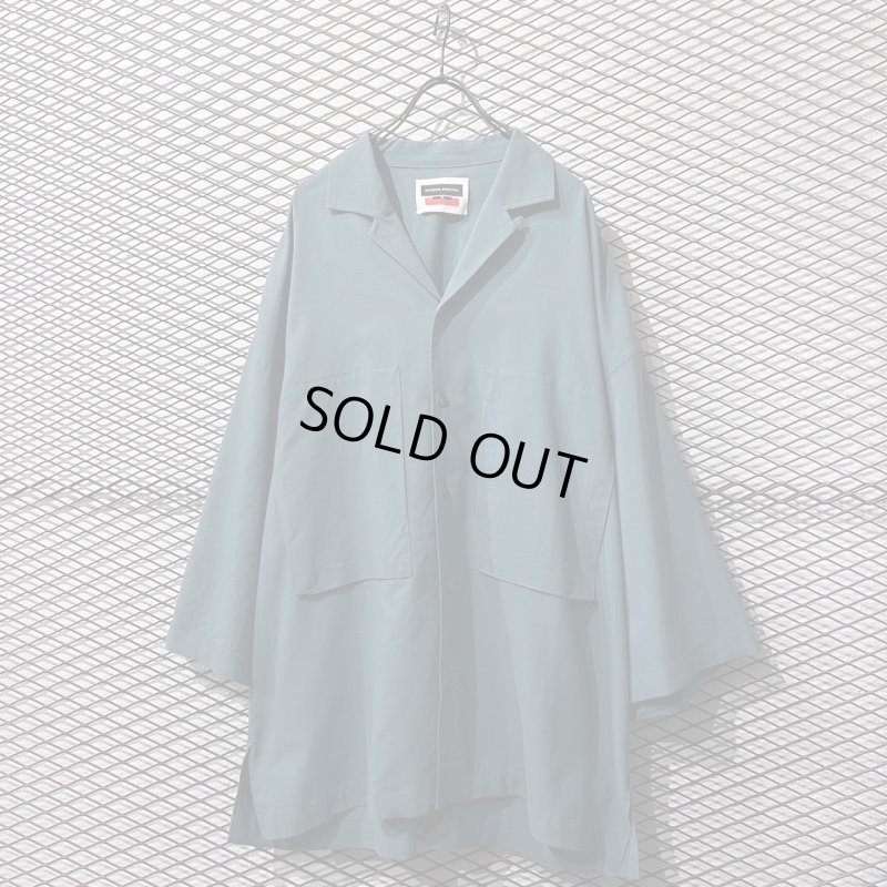 画像1: MAISON SPECIAL - Open Collar Super Big Shirt