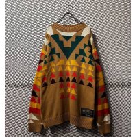 Sacai × PENDLETON - Native Zip Design Over Knit