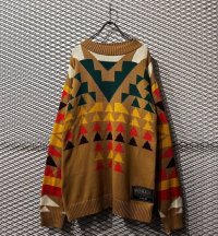 Sacai × PENDLETON - Native Zip Design Over Knit