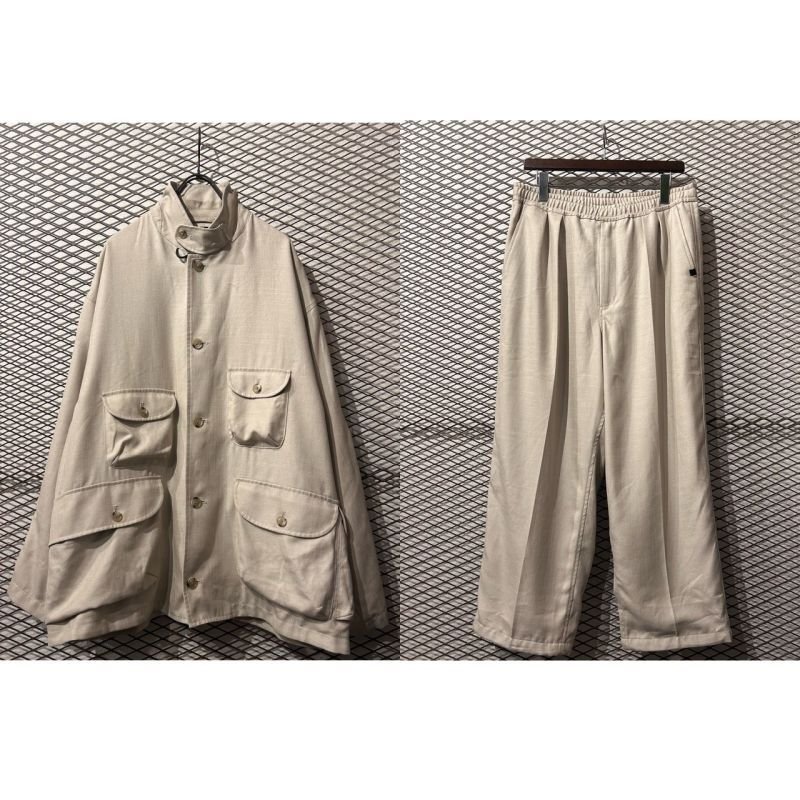 画像1: DAIWA PIER39 - Safari Jacket Setup (Offwhite)