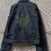 画像3: lucien pellat-finet - "Marijuana" Swarovski 2nd Denim Jacket