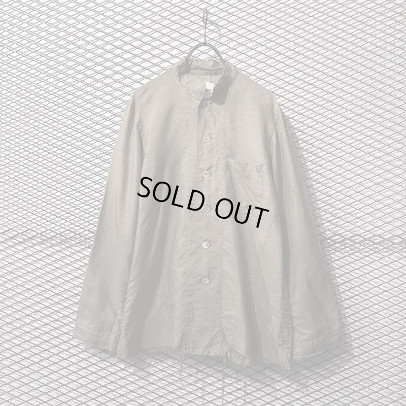 画像1: TAKAHIRO MIYASHITA The Soloist - Stand Collar Frayed Shirt