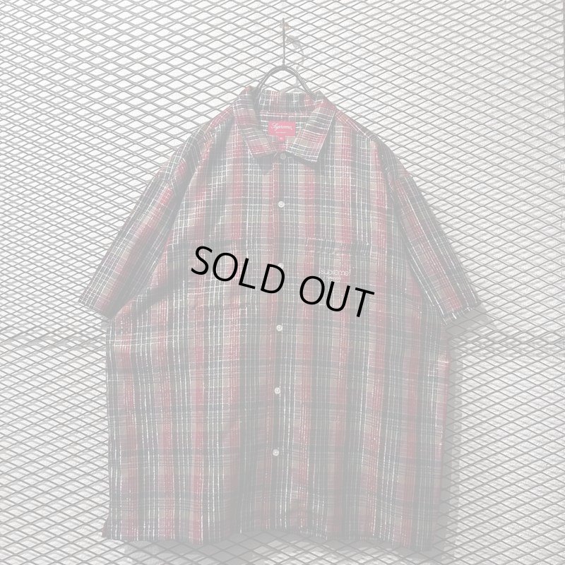 画像1: SUPREME - Glitter Check Over Shirt