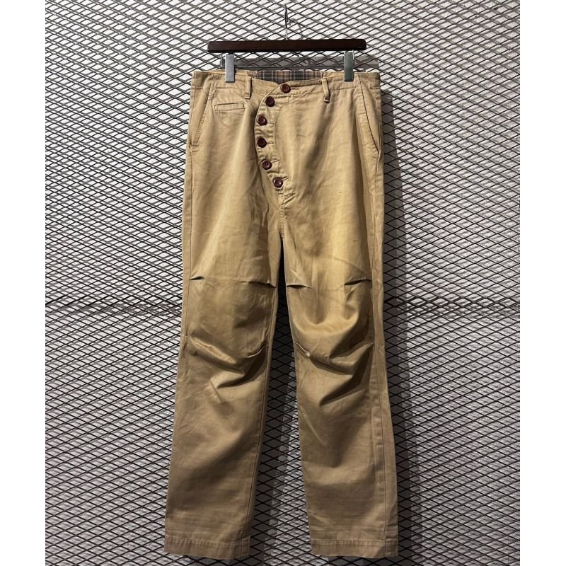 画像1: TALKING ABOUT THE ABSTRACTION - Horse Riding Design Chino Pants