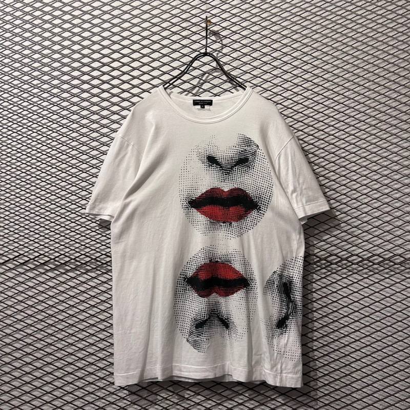 画像1: COMME des GRCONS HOMME PLUS - Lip Collage Tee