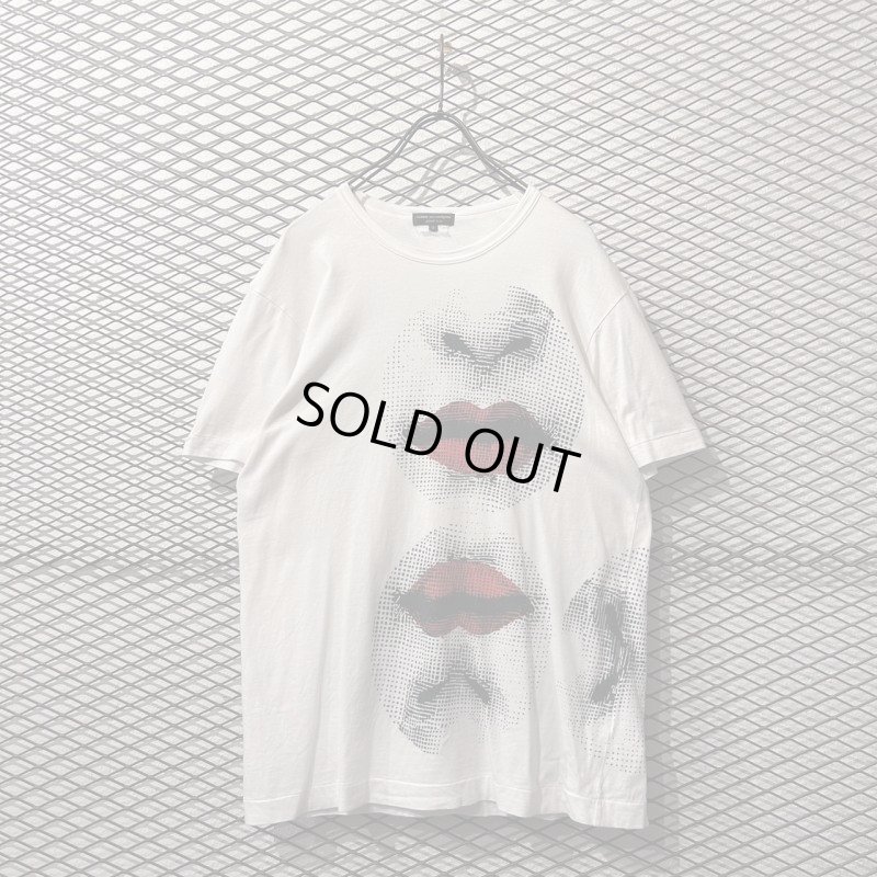 画像1: COMME des GRCONS HOMME PLUS - Lip Collage Tee