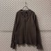 画像1: NUMBER (N)INE - Braided L/S Tee (Brown) (1)