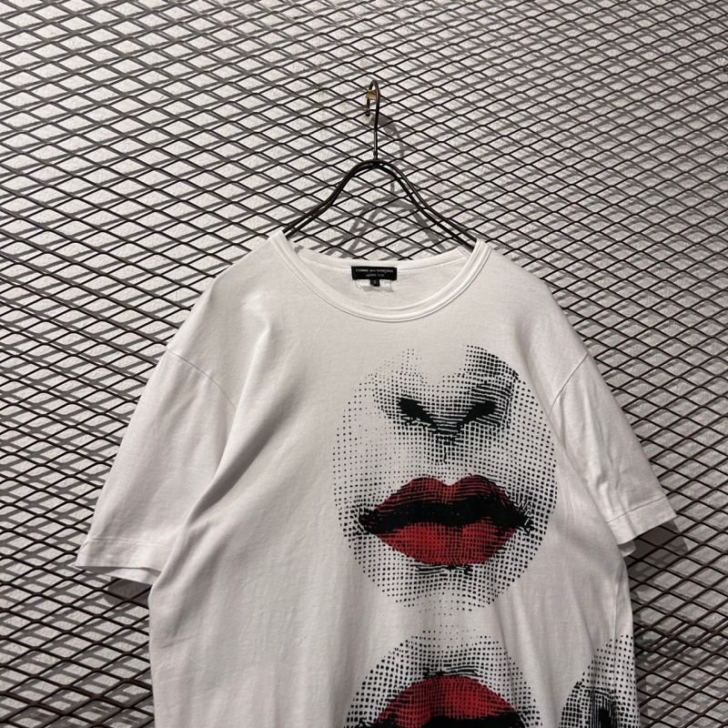 画像2: COMME des GRCONS HOMME PLUS - Lip Collage Tee